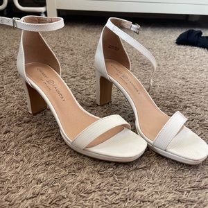 White heels brand new